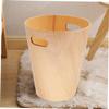VILLFUL Wooden Desk Trash Can Compact Garbage Bin for Bathroom Office and Bedroom Stylish and Simple Wastebasket Capacity Easy to Clean view 3