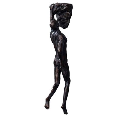 POPETPOP Retro Climbing Man Wall Sculpture Stylish Wall Art Decoration for Home Bar Unique Figurine and Eye-catching for Spaces