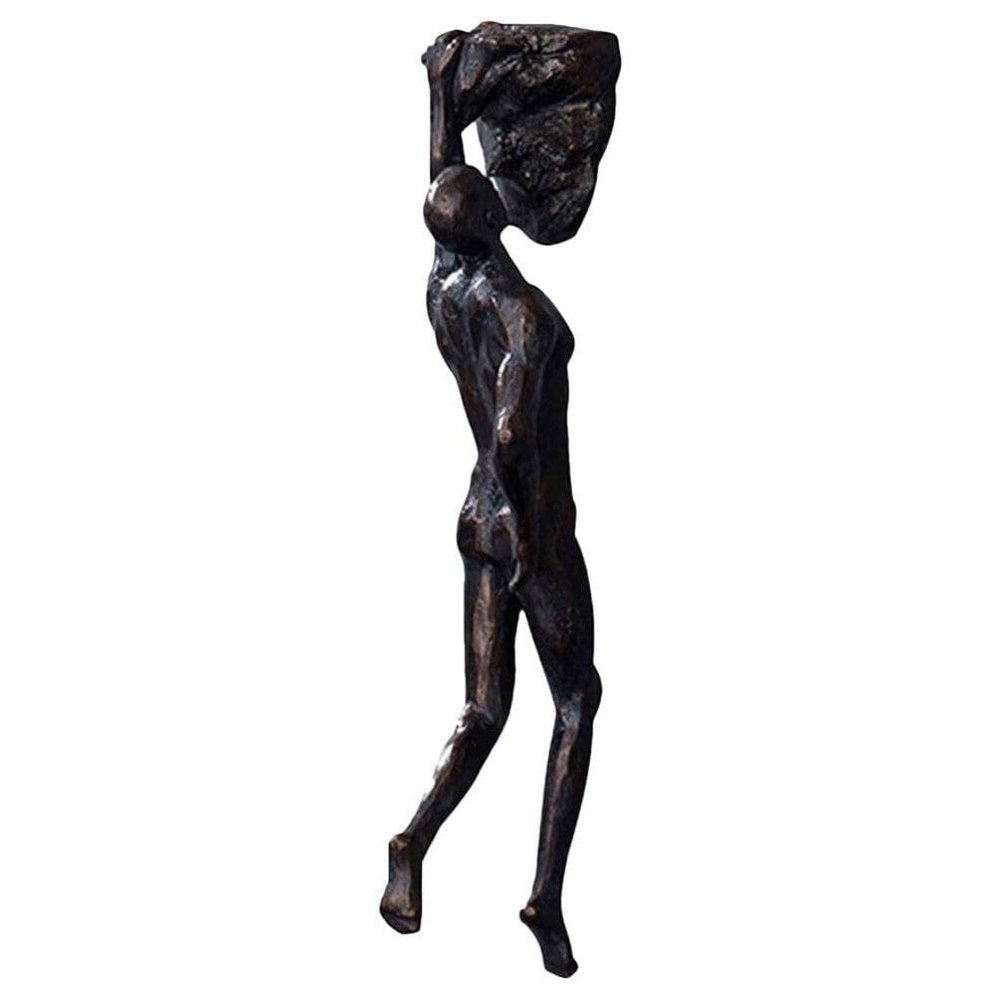 POPETPOP Retro Climbing Man Wall Sculpture Stylish Wall Art Decoration for Home Bar Unique Figurine and Eye-catching for Spaces