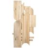Empire Art Direct "Honeyed Dusk I" Hand Made & Hand Finished Dimensional Wood Abstracts, Ready to Hang, Living Room, Bedroom & Office, 48" x 24"x 1.42" view 4