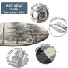 Barsada Ink Forest Grey Print Round Tablecloth, Waterproof Wipeable Decorative Table Cover, for Parties Kitchen Dinning and Outdoor Fit for 44"" Table, GQ-SBZB-2402ixO1186-D130 view 3