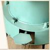 NOLLAM Cubo de Basura Pedal Trash Can w/Inner Barrel Retro Industrial Fire Hydrant Garbage Can Wrought Iron Indoor Outdoor Waste Bin for Park Garden Kitchen Kitchen Office view 2