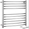 Bathroom Wall Heater Wallmounted Towel Warmer, Luxurious Stainless Steel Electric Towel Rack, Electric Towel Rack with 10 Heated Bars 29.53  20.47  4.92 Inch,Plugin view 1