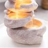 Tabletop Fountain Stacked Rocks Bowl Indoor Fountain 15 Inch Tall Tabletop Fountain Circulating Water and Lucky Crystal Ball, One Size Tabletop Water Fountain (Color : R view 4