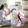 Baseball Team Player Gym Candy Storage Basket Laundry Hamper Bag Basket for Washing Clothes Bin Bag Dirty Cloth Toy Storage Hamper Bag view 4