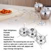 UNbit Kitchen Stainless Steel Seasoning Containers Set,Seasoning Containers with Lids and Spoon,Spice Jars Spice Containers Spice Racks Jar view 2