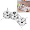 UNbit Kitchen Stainless Steel Seasoning Containers Set,Seasoning Containers with Lids and Spoon,Spice Jars Spice Containers Spice Racks Jar view 3