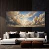 Sense Canvas Cloud Sky Sunlight Warmth 30 Canvas Art - Home Decor Wall Art Print Poster Painting Medium 30x12 / 1.5" view 2