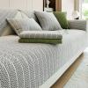 Couch Cover Washable Sofa Cover, 1-Piece Sofa Slipcover Furniture Protector, Sectional Couch Covers Sofa Cushions, Chenille Couch Slipcover Protector for Living Room Furniture,Light gray-35"x35" view 2