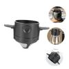 PRETYZOOM 1pc Collapsible Stainless Filter Cup Portable Hand Brewing Tool for Fine Drip Coffee Travel-friendly Reusable Easy to Clean for Home and Camping Use view 3