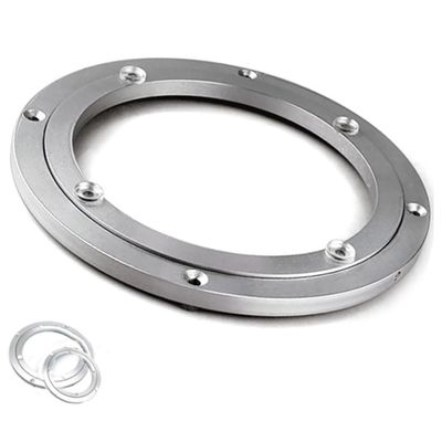 NILZA Aluminium Turntable Bearing Revolving Display Base, Heavy Duty Lazy Susan Rotating Bearing Turntable Round Dining Table Swivel Base 5"-40" (Size : 39cm(15inch))