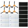 for 6 PCS Filter Screen & Sponge Filter Kits+6 PCS Side Brushes Set for 11 ic Vacuum Cleaner Parts view 1