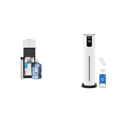 Avalon A3F Bottom Loading Water Cooler Dispenser with BioGuard-3 Temperature Settings-UL-Filtered & LEVOIT OasisMist 1000S (10L) Smart Humidifier for Home Large Room Bedroom, Last 100 Hours