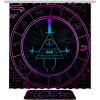 Anna Cowper Bill Cipher Wheel Zodiac Shower Curtain Sets, Shower Curtains for Bathroom, Waterproof Fabric Shower Curtain 71x71 inch with Hooks view 1