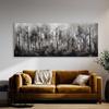 Sense Canvas Botanical Charcoal 49 Canvas Art - Home Decor Wall Art Print Poster Painting Small 20x8 / 1.5" view 2