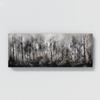 Sense Canvas Botanical Charcoal 49 Canvas Art - Home Decor Wall Art Print Poster Painting Small 20x8 / 1.5" view 4