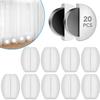 20 Pcs Shower Curtain WeightsSilicone Wrapped Heavy Duty shower curtain magnetsCurtain Weights Heavy OutdoorPrevent Curtain Liner from Blowing Around, Work for Drapery, Flag, Tablecloth(10 Pairs) view 1