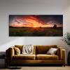 Sense Canvas Cloud Beautiful Rural Colors 57 Canvas Art - Home Decor Wall Art Print Poster Painting Large 40x16 / 1.5" view 3