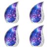 PARUHAS Small Purple Butterfly Urns - Adult Female Ashes Keepsake Urn (3Inch, 4Pcs) view 1