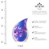 PARUHAS Small Purple Butterfly Urns - Adult Female Ashes Keepsake Urn (3Inch, 4Pcs) view 2