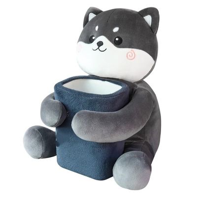 Cute Plush Car Tissue Box and Trash Can, Animal Tissue Box Holder for Car Armrest - 30cm/11.8inch (Color : #8)
