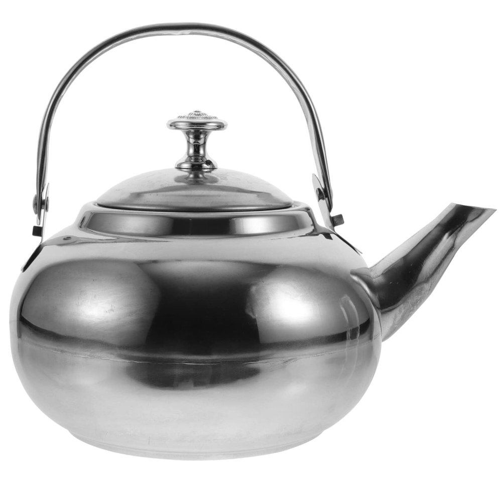 CioNeL Tea Kettle Stovetop Whistling Teakettle Stainless Steel Tea Pots Induction Stovetop Teapot Kitchen Water Boiler Kettle Fast Boiling Heat Water Tea Pot 16cm