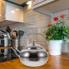 CioNeL Tea Kettle Stovetop Whistling Teakettle Stainless Steel Tea Pots Induction Stovetop Teapot Kitchen Water Boiler Kettle Fast Boiling Heat Water Tea Pot 16cm view 3