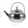 CioNeL Tea Kettle Stovetop Whistling Teakettle Stainless Steel Tea Pots Induction Stovetop Teapot Kitchen Water Boiler Kettle Fast Boiling Heat Water Tea Pot 16cm view 4