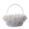 PRETYZOOM 1pc Delicate Basket for Weddings Imitation Woven Design for Flower Girls to Scatter Petals Keepsake for Special Occasions and Celebrations view 2