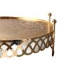 MINGZHE European Style Fruit Plate Light Luxury Retro Style Elegant Decorative Golden Metal Serving Tray Kitchen Bar Dining Centerpiece Top Decoration Food Display Jewelry Plate view 4