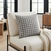 Michael Amini Moonbeam Georgia Gray Chenille Throw Pillow Set of 2 Soft 100% Polyester Fabric Decorative Cushions for Sofa Bed Living Room Comfort and Style view 4