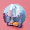 Desktop Storage Rack - Cosmetic Stationery Storage Holder - 2Tier Multifunctional Plastic Foldable Strong Load Bearing Desk Shelf Organizer - for Cosmetics Bathroom Kitchen view 3