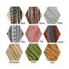Queenbox 110.2x110.2in Bling Tassel Beads Curtain, Polyester Hanging Fringe Room Divider for Wedding Party Home Doorway Window, Gold view 4