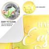 Spring Easter Eggs Butterflies Dish Drying Mat 18x24 Absorbent Yellow Dishes Pad Dish Drainer Mat Protector for Kitchen Fast Dry view 2