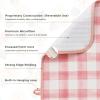 FRESHMINT Printed Dish Drying Mats for Kitchen Counter 2 Pack Absorbent Reversible Drying Mats Microfiber Kitchen Countertop Protector Dishes Drying Pad Extra Large 18"x24" Dish Mat view 3