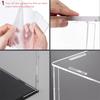 Purzen Fully Assembled Acrylic Display Clear Square Acrylic Box Cube Small Acrylic Storage Containers, Box for Collectibles Action Figures,20cmx12cmx15cm view 3