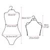 Gazechimp Swimsuit Hanger Lingerie Hanger Storage and Display Bathing Suit Hanger Body Shape Display Rack Bikini Hanger Boutique Kids, Black, 83cm view 2