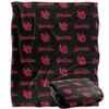 University of Utah Blanket, 60"x80" Logo Pattern Silky Touch Super Soft Throw Blanket view 1