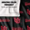 University of Utah Blanket, 60"x80" Logo Pattern Silky Touch Super Soft Throw Blanket view 4