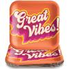 Amscan Vibrant Multicolor Throwback Summer Paper Plates - (Pack of 20) - Square-shaped Plates, Premium Quality & Eco-Friendly Material - Perfect For Picnics & Parties, 7" view 1
