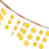 Stunning Rainbow & Gold Hanging Ceiling Decoration - 12" x 10 ft. (1 Pack) - Versatile & Eye-catching Design, Premium Quality Plastic & Paper Material - Ideal for All Events view 1