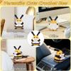 Maziky Funny Positive Bee Mini Crochet Bee with Positive Affirmations Cards for Inspirational Novelty Gifts and Party Decorations view 4