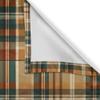 Ambesonne Autumn Plaid Window Valance Pack of 2, Fall Harvest Traditional Buffalo Tartan Lines Thanksgiving Art, Rod Pocket Curtain Valances Kitchen Bedroom, 54" X 12",Orange Tan Grey Teal view 4