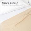 9Threads Queen Size Multipurpose Blanket, 100% Extra Long Staple Cotton, Soft & Breathable Herringbone Weave, Beige, Lightweight, Machine Washable, All-Season Throw Blanket for Bedroom & Travel view 2