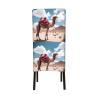 ViLlex Stretchy Chair Slipcovers Beautiful Camel Dining Chair Protector Cover Chair Seat Covers for Home Restaurant Party Dining Room view 3