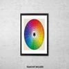 HomeLoft Basics The Emotional Color Wheel Art Print Psychology of Color Emotion Wheel Poster Home Office Wall Decor Unframed (24 x 24) view 3