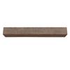 Ekena Millwork 10"H x 8"D x 84"W Rustic Sawn Heritage Timber Faux Wood Fireplace Mantel, Kona Brown view 4