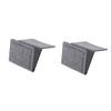 DEARMAMY 2pcs Felt Sofa Storage Hanging Bag Multifunctional Bedside Organizer for Sundries and Magazines for Dorm Rooms Bunk Beds and Spaces Grey view 1
