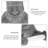 Moai Statue Paper Towel Holder Resin Kitchen Organizer Decor view 3