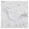 ADovz White Yellow 100% Cotton Quilted Bedspread Luxury Gold Embroidery Quilt Set King Queen Size 3PCS Bohemian Coverlet Pillowcases,Bed Sheets view 4
